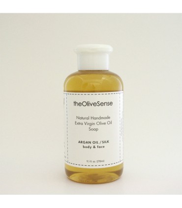 TheOliveSense Υγρό σαπούνι ελαιολάδου με έλαιο argan & μετάξι, 270ml