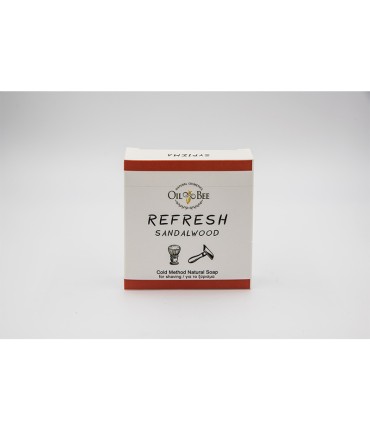 Oil&Bee Φυτικό σαπούνι ψυχρής μεθόδου REFRESH – Σανταλόξυλο, 50g