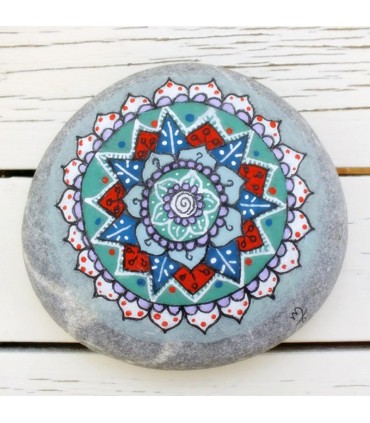 Βαμμένο Πετραδάκι "Κύκλος της αγάπης"