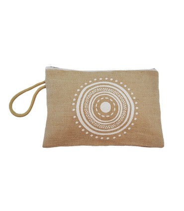 Ploos Design Πουγκί - Μοτίβο ματιών Γιούτα