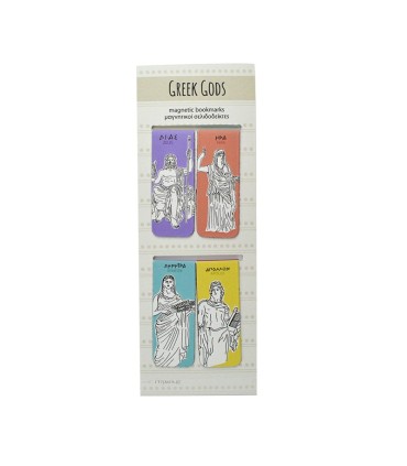 Ploos Design Σετ 4 μίνι μαγνητικών σελιδοδεικτών - Ελληνικοί Θεοί