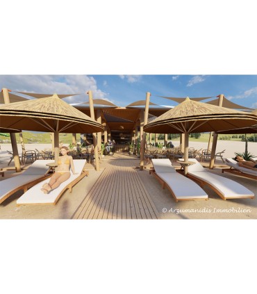 Νέα κατασκευή Beach Bar & Lounge στην Εύβοια