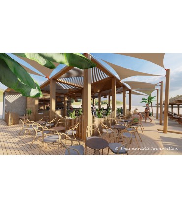 Νέα κατασκευή Beach Bar & Lounge στην Εύβοια