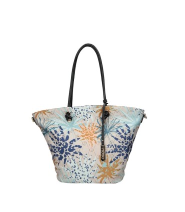 NOBO Tσάντα shopper υφασμάτινη με πολύχρωμο σχέδιο