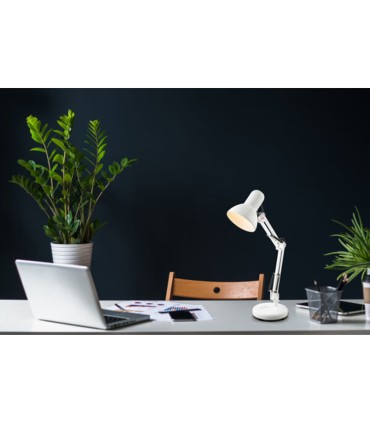 Globo Famous Επιτραπέζιο φωτιστικό μεταλλικό λευκό