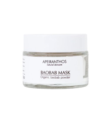 Apeiranthos Μάσκα Baobab - Βιολογική σκόνη baobab, 50g