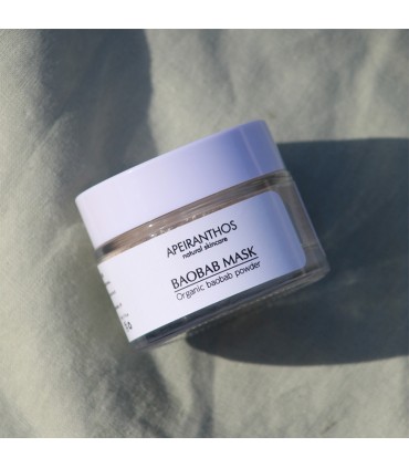 Apeiranthos Μάσκα Baobab - Βιολογική σκόνη baobab, 50g