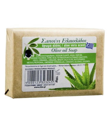 Elaa ΣΑΠΟΥΝΙ ΕΛΑΙΟΛΑΔΟΥ ΜΕ ΑΡΩΜΑ ΑΛΟΗ, 100g