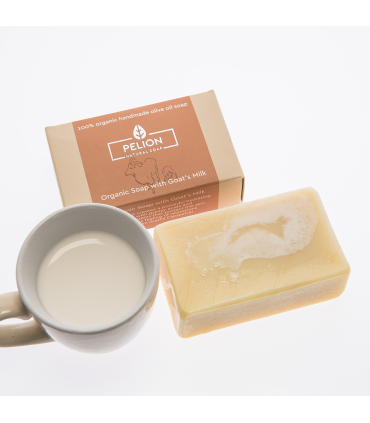 Pelion Βιολογικό σαπούνι με κατσικίσιο γάλα,130g