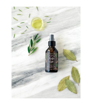 Nymfes Cosmetics Έλαιο θρέψης & αναδόμησης μαλλιών "Δάφνη", 100ml