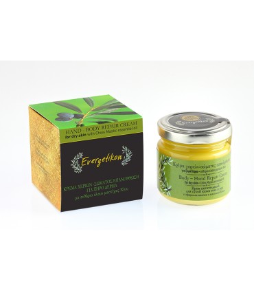 Evergetikon Κρέμα επανόρθωσης σώματος και χεριών με Μαστίχα Χίου, 100ml
